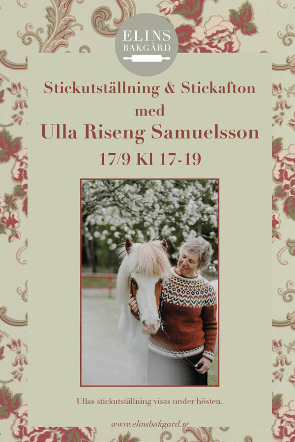 Stickutställning & stickafton.